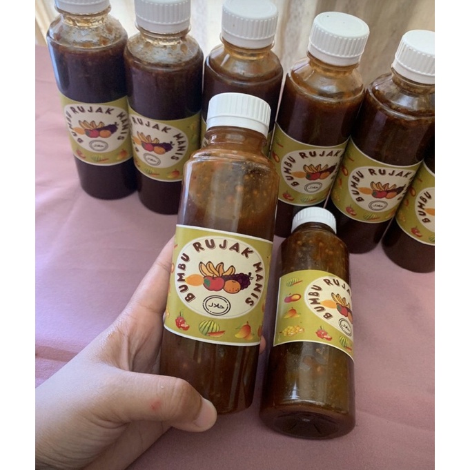 

bumbu rujak kacang kemasan 250 ml