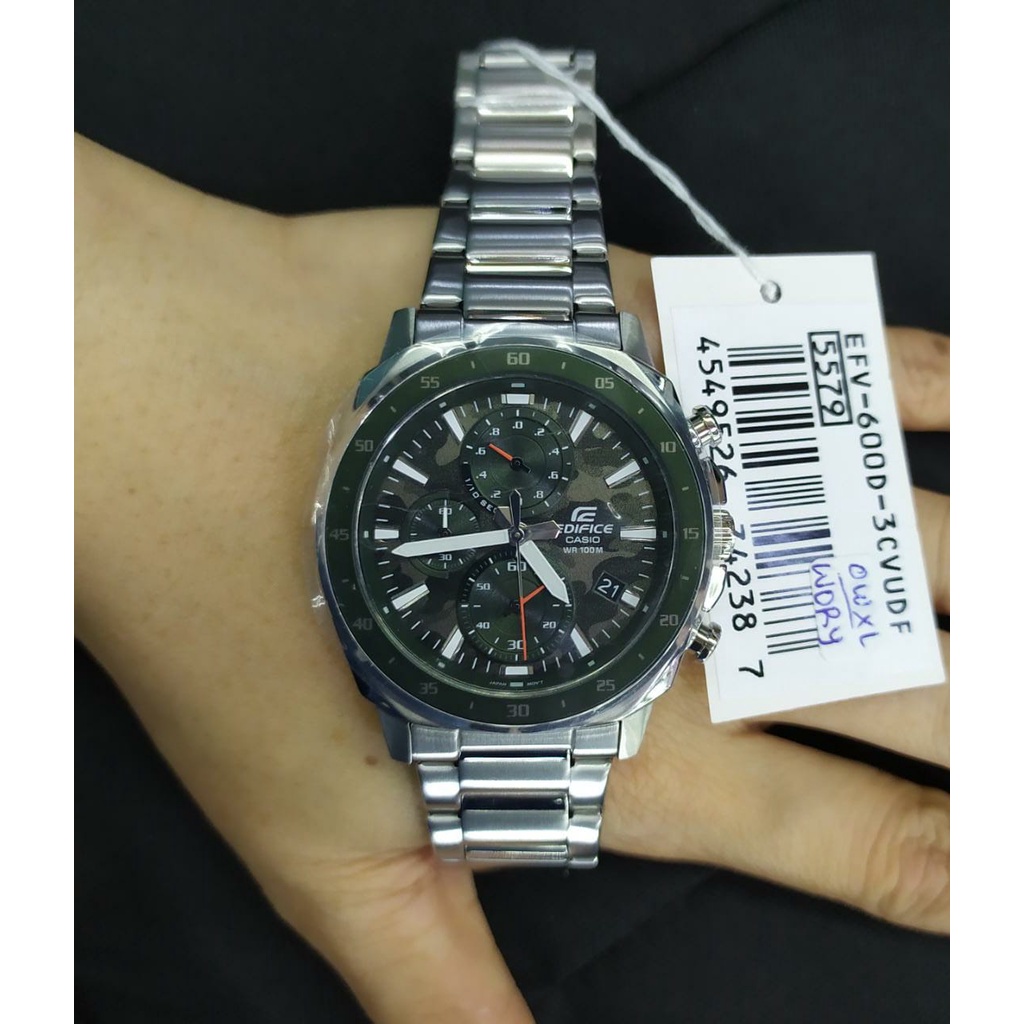 Jam Tangan Pria Casio Edifice EFV-600D-3CVUDF Original