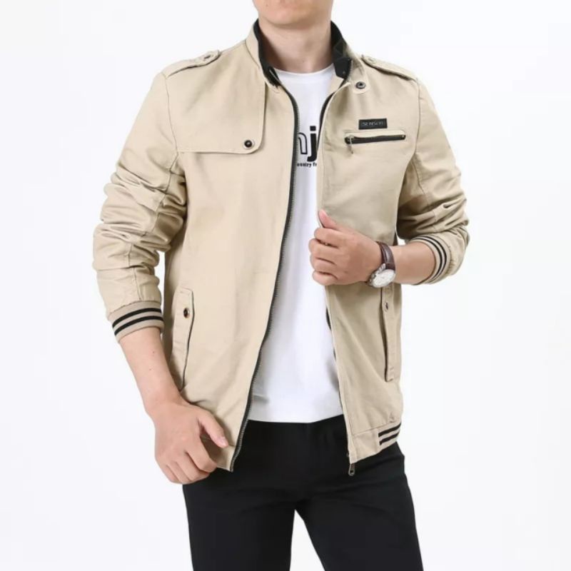 Jaket Bomber Pria Original Sensor/Jaket Bomber Pria Dewasa Terbaru/Bomber Champion/Jaket Trendy Dist