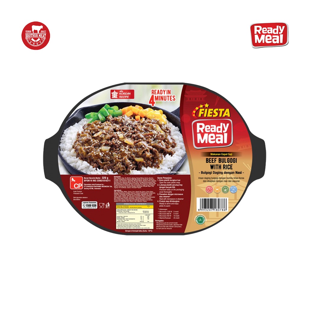 FIESTA Ready Meal Beef Bulgogi With Rice 320gr