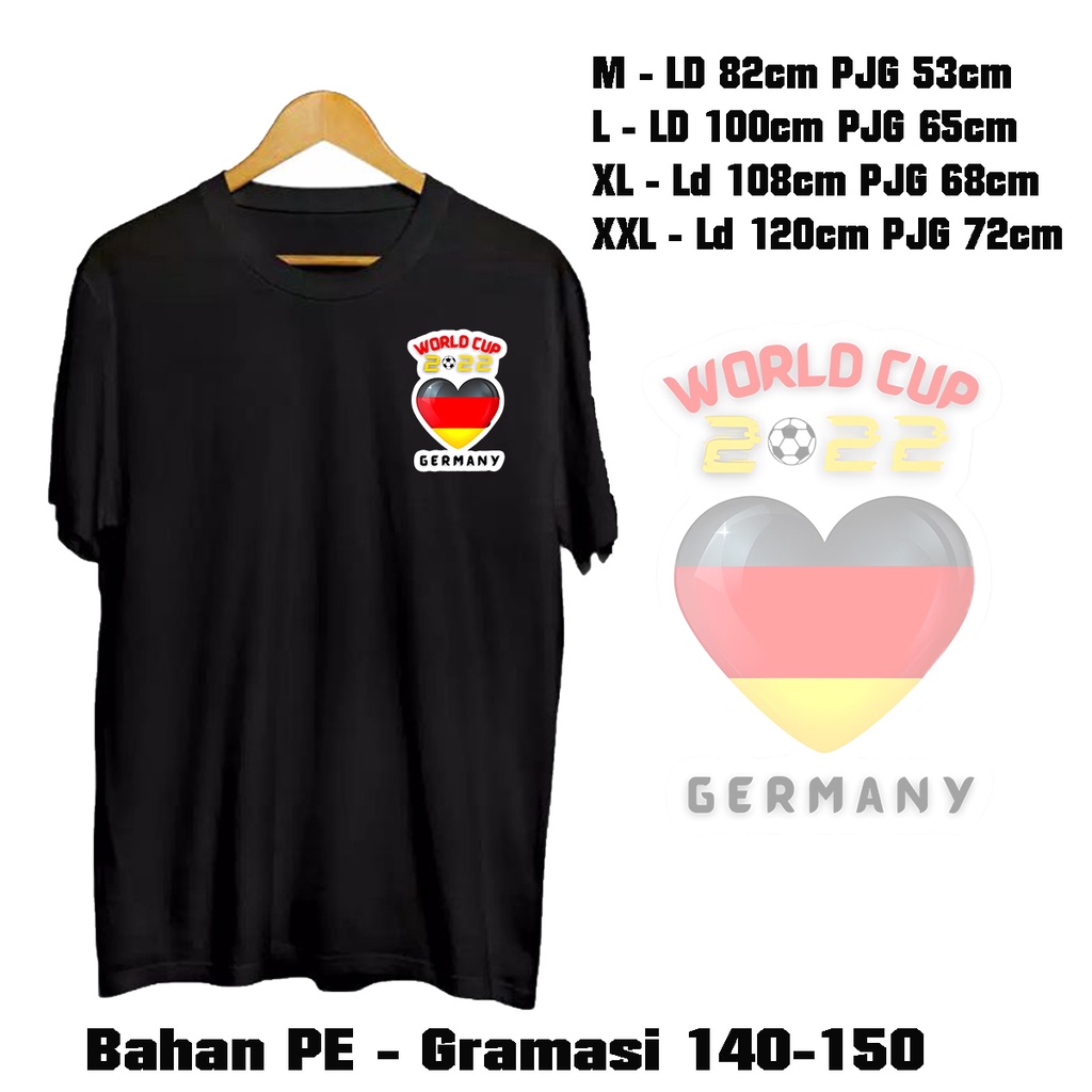Baju Germany Piala dunia Unisex