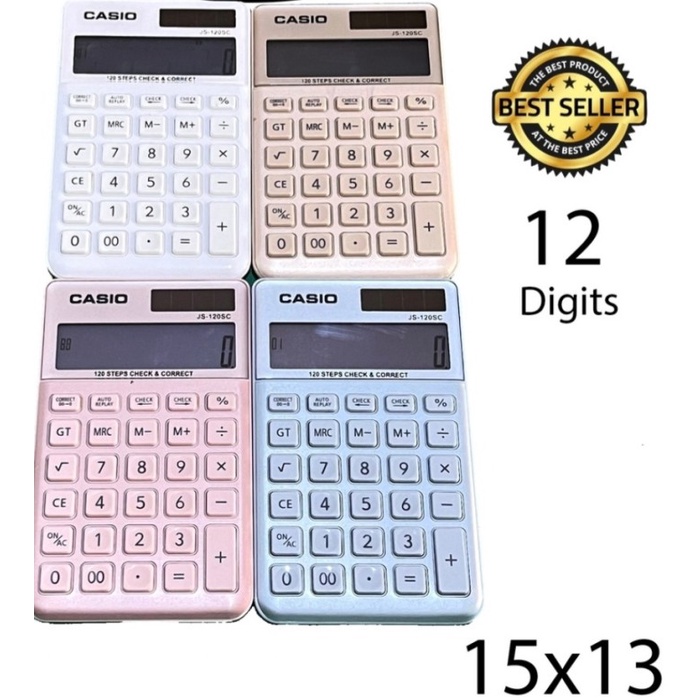 

Calculate Kalkulator Casio 12 Digit - Check Calculator High Quality Casio Js 120