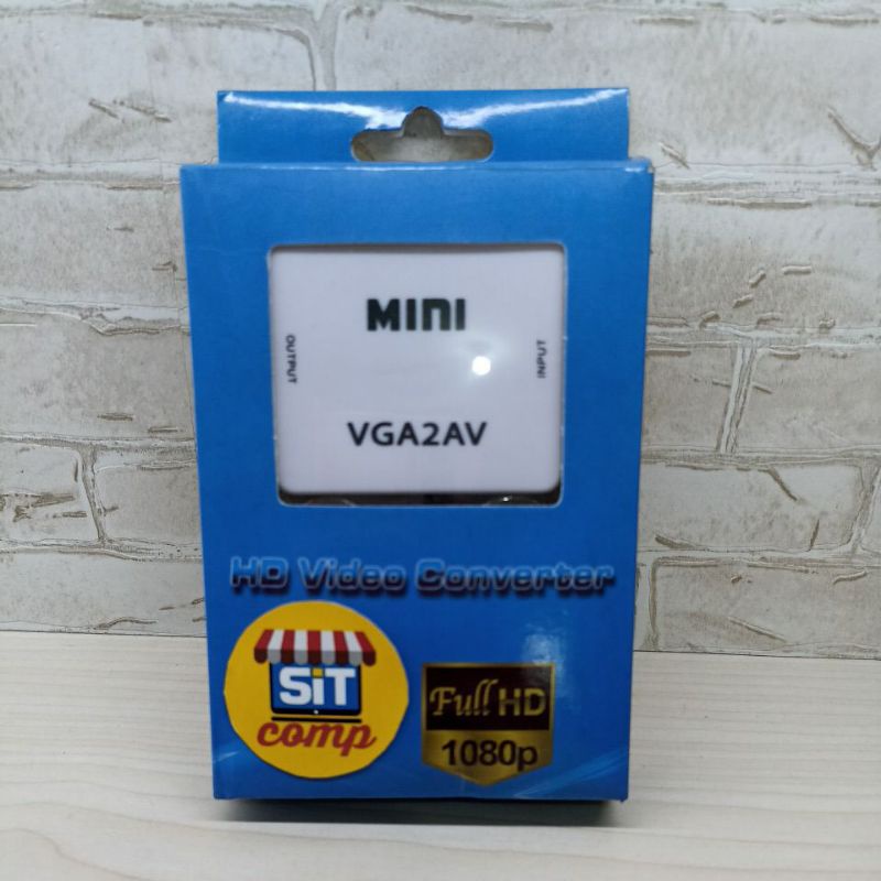 CONVERTER VGA TO AV , ADAPTER VGA TO RCA