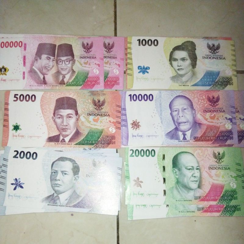 Uang mainan Uang maiana  baru UANG MAINAN