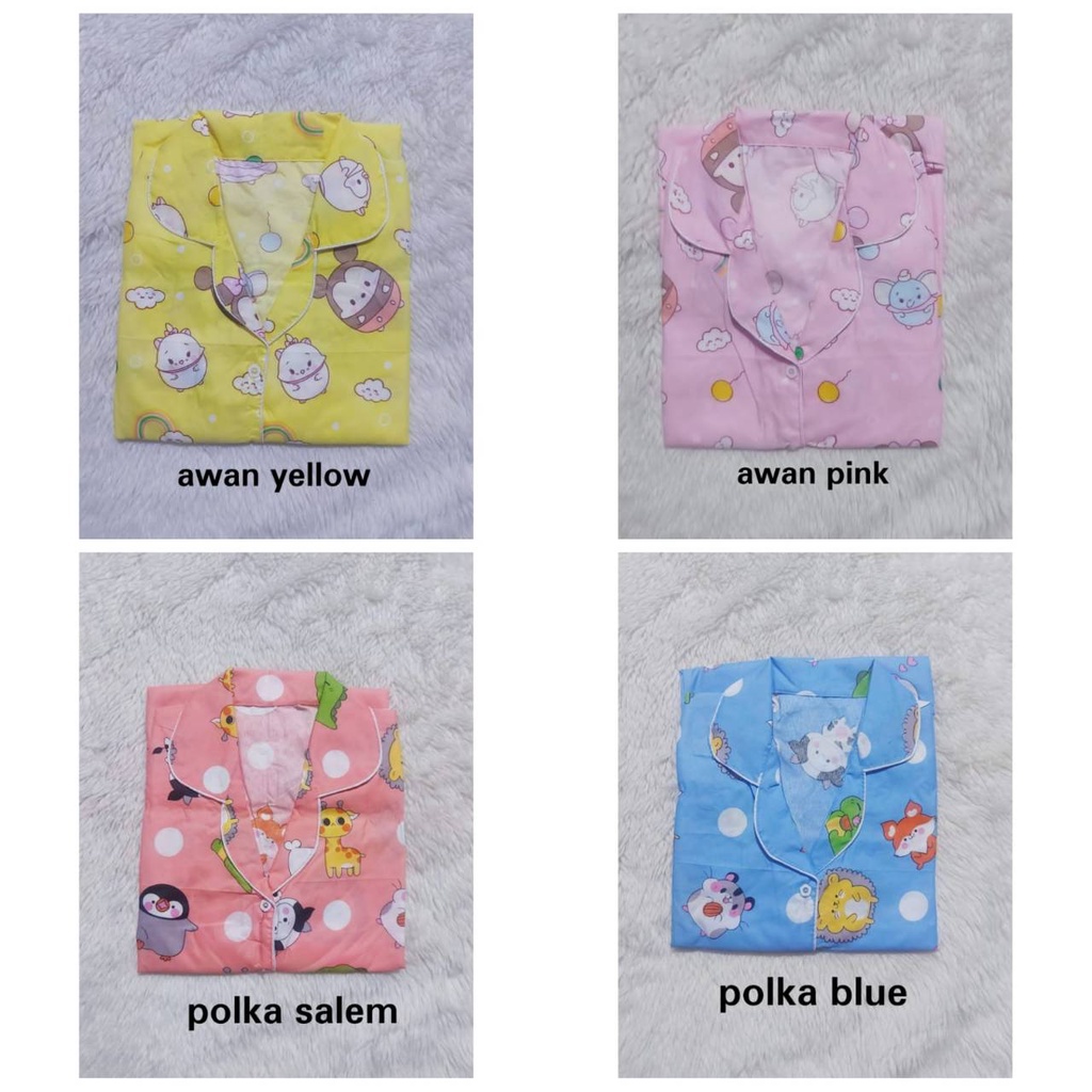 Setelan Piyama Baju Tidur PP High Quality LD 104 CM Motif DEWASA.