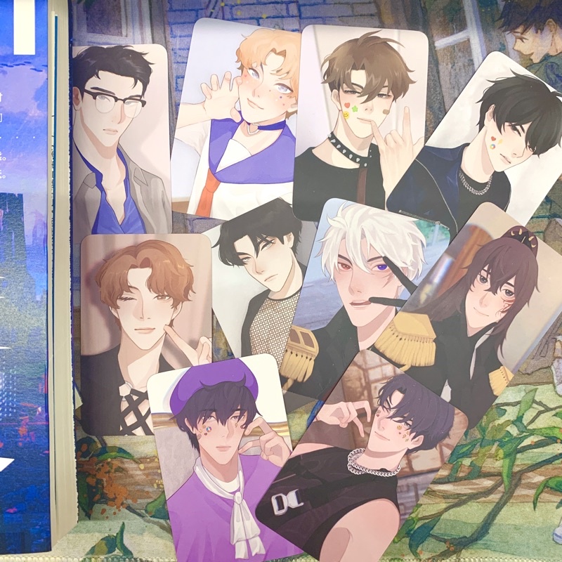 

booked p4p photocard manhua danmei
