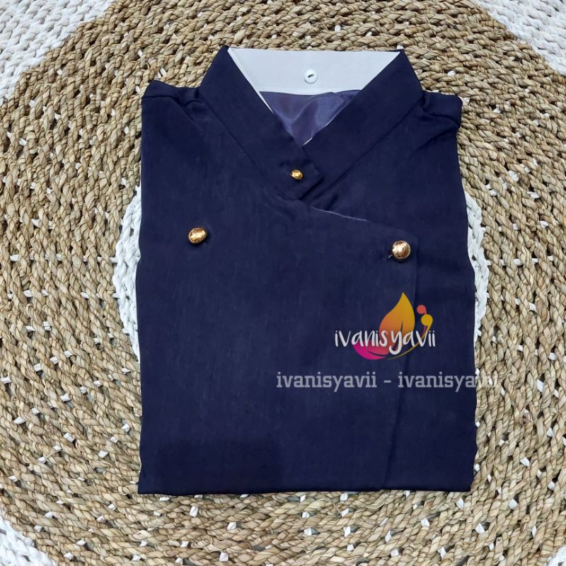 Beskap Solo - Warna Navy
