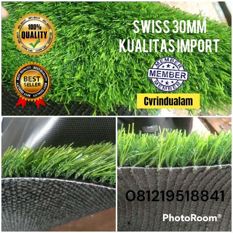 Jual Rumput Sintetis Type Swiss Cm Ukuran X Cm Shopee Indonesia