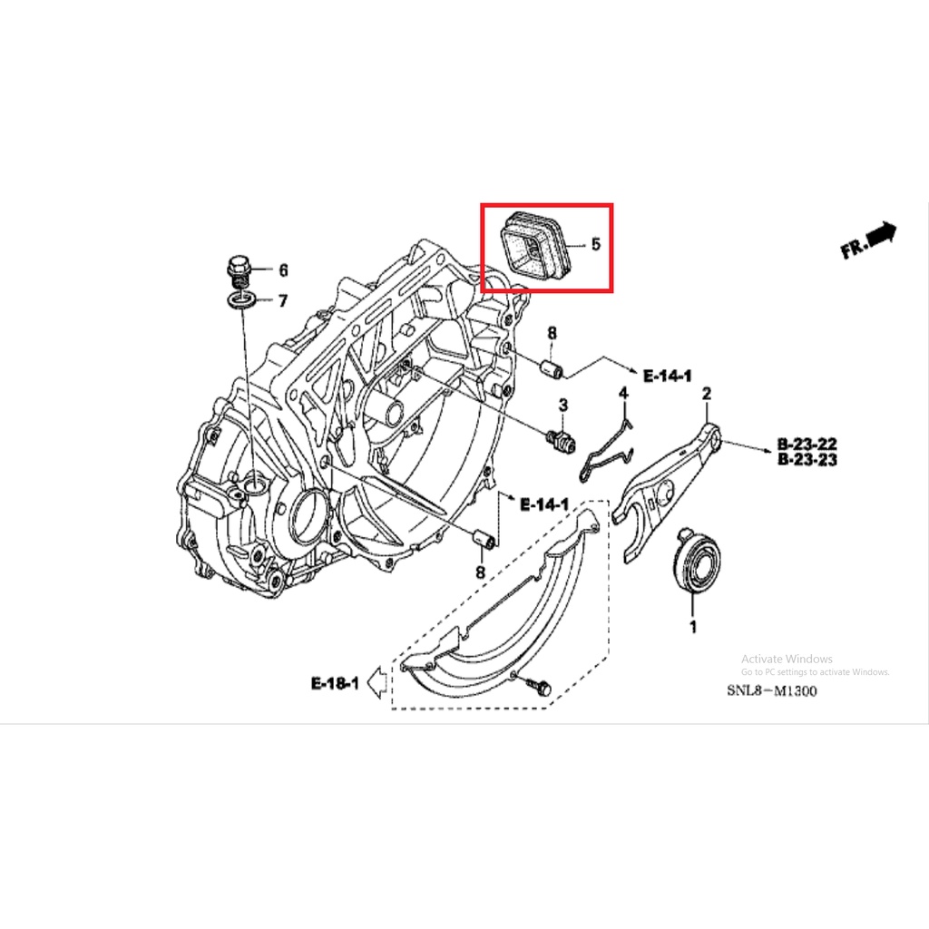 karet boot release fork garpu kopling accord cm5 cp2 crv gen2 gen3 gen4 civic fd2 civic 5D type R honda hrv  2002 2003 2004 2005 2006 2007 2008 2009 2010 2011 2012 2013 2014 2015 2016 2017 2018 2019 2020 2021