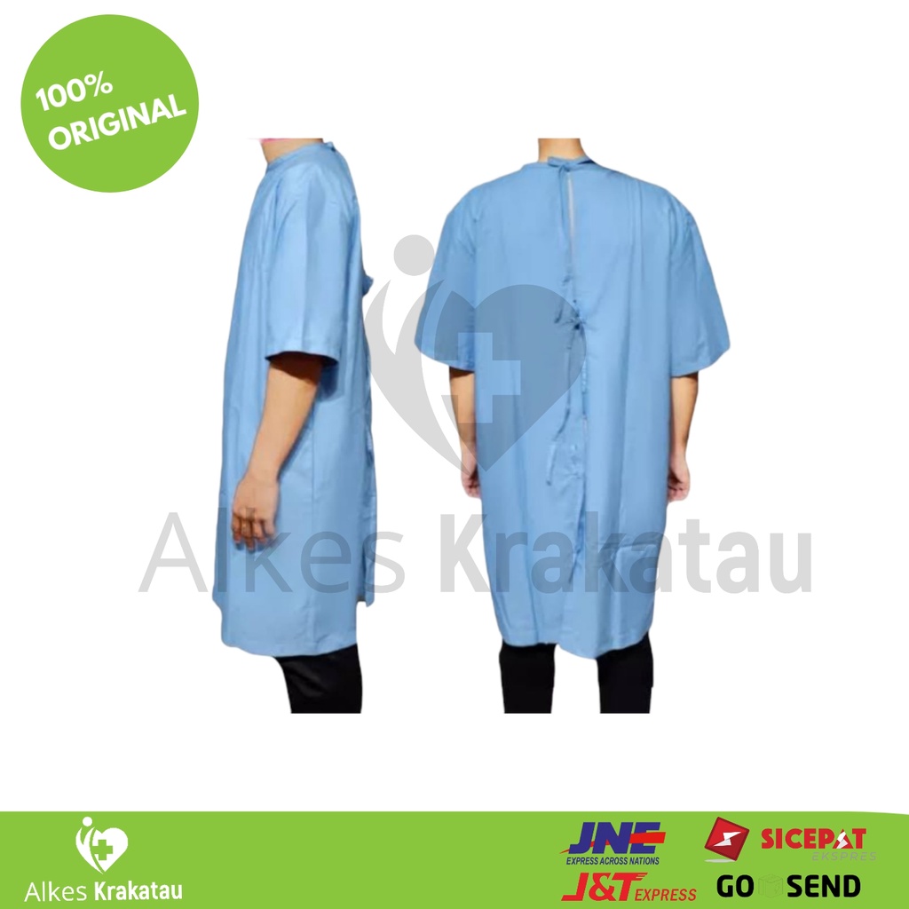 Baju Pasien Rumah Sakit Lengan Pendek / Panjang