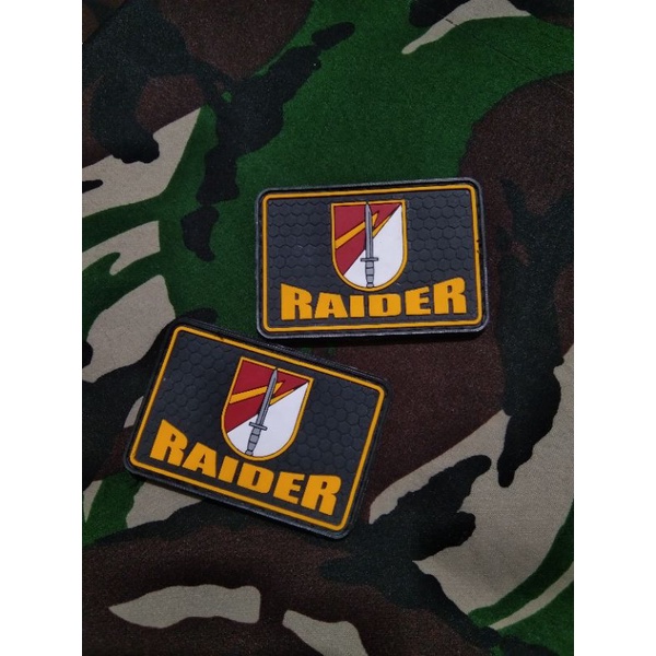 patch RUBBER LOGO raider /patch RUBBER karet Velcro aksesoris topi perekat topi