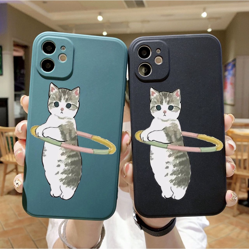 Softcase lucu  motif kucing BB32 for Iphone 6 6s 6g 6+ 6s+ 7 8 7+ 8+ X Xs 11 12 13 14+ Plus Pro Max