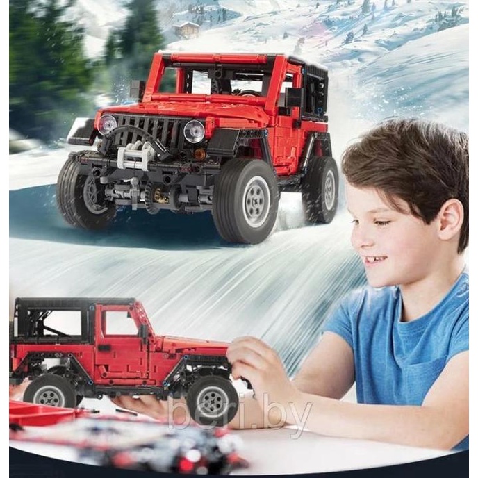 Decool 33005 Wrangler Madoca Jeep MOC Lego Bricks Mainan anak kado stock ada