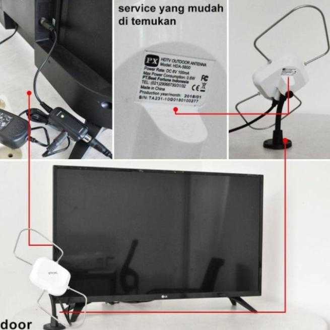 Antena Digital Indoor / Outdoor PX HDA-5600 / HDA 5600 / HDA5600