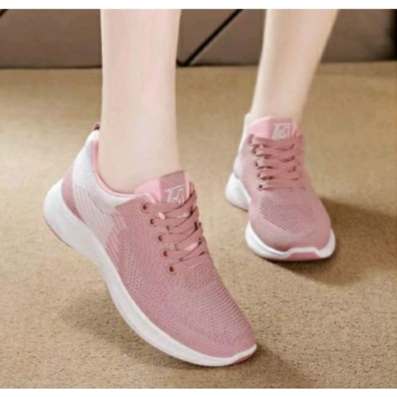 sepatu wanita import original sneakers olahraga sport jogging