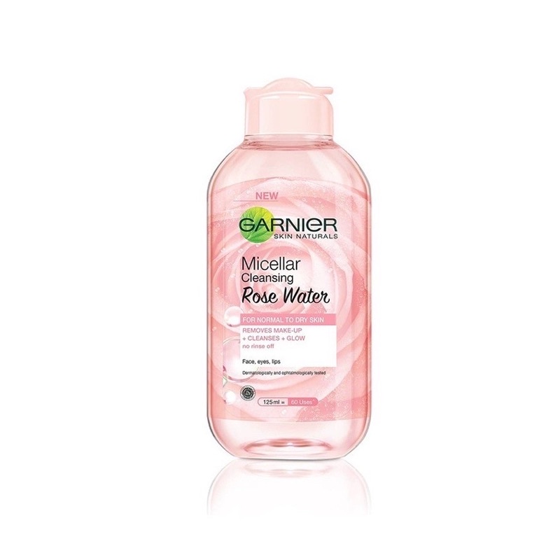 Garnier Micellar Water Skin Care 125 ml Pink Biru micellar rose micellar vit c