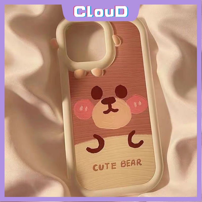 Soft Case Tpu Motif Kartun Beruang 3D Untuk Realme C31 C30 C35 C15 C21Y C11 C25Y C25 C17 C25s C20A C11 2021 C20 C12 Realme 6i C3I 7i 92 5S