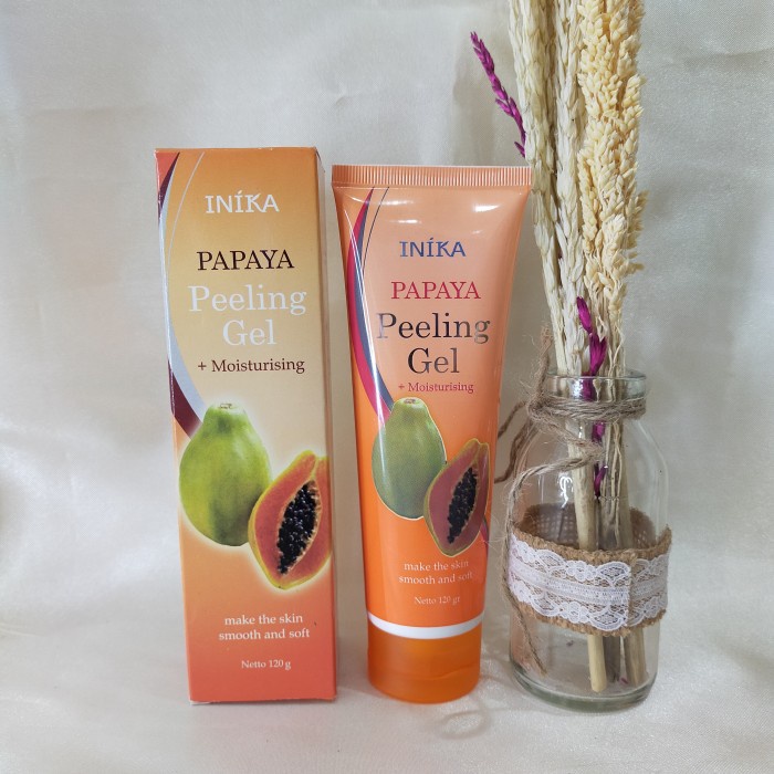 Inika Papaya Peeling Gel + Moisturising