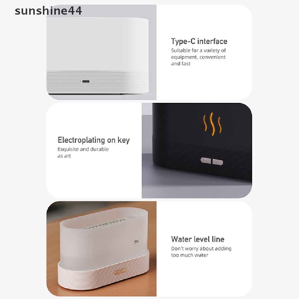 Sunshine Air Humidifier / Aromatik Ultrasonik Dengan Essence Api Untuk Rumah