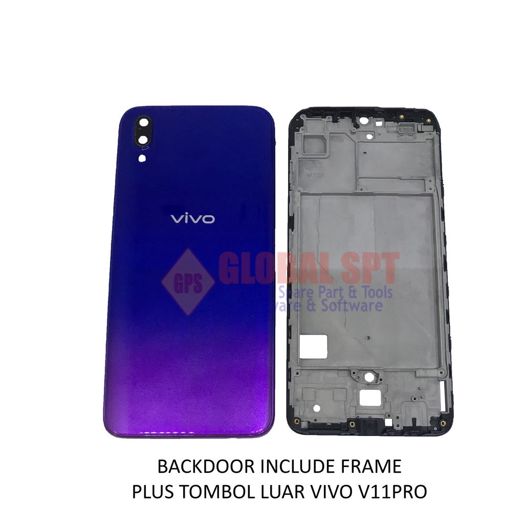 BACKDOOR VIVO V11 PRO INCLUDE FRAME / BACK COVER / TUTUP BELAKANG