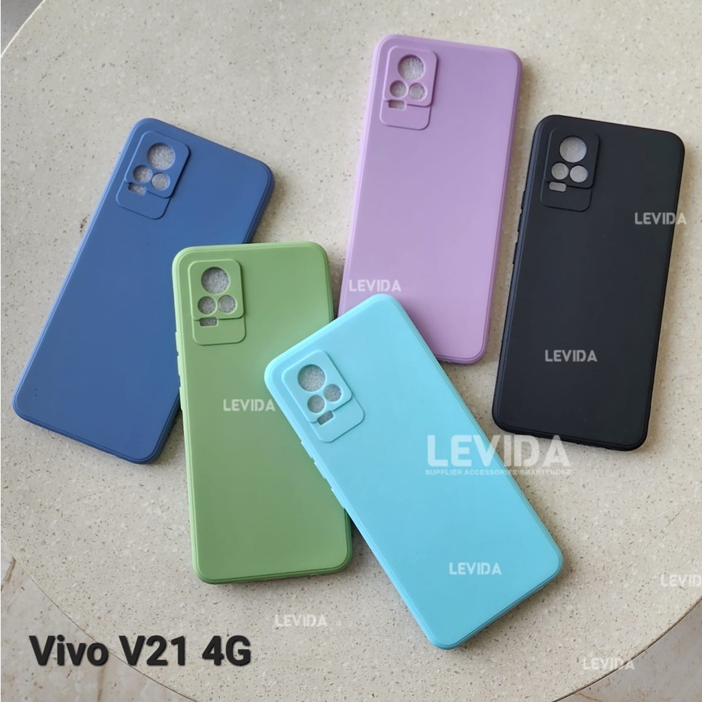 Softcase Vivo V21 4G Vivo V21 5G Vivo Y20 Vivo Y20S Vivo Y12S Macaron Square / Case Square Edge Vivo