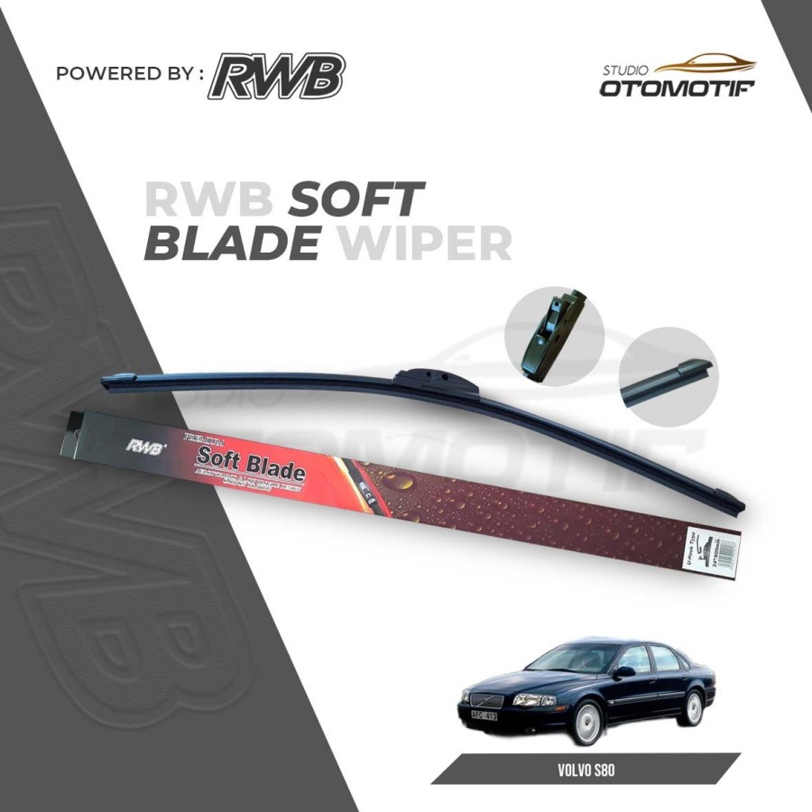 RWB S52 WIPER VOLVO S80 S 80 SOFT FRAMELESS WINDSHIELD CAR VOLVO S80