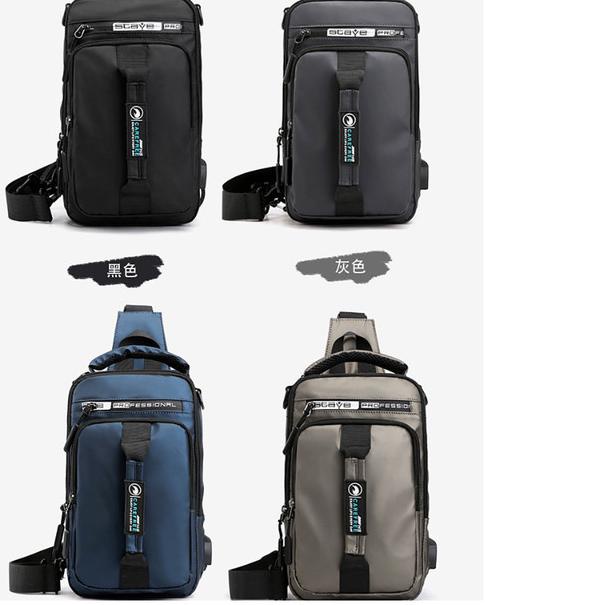 Tas Selempang Pria Haoshuai Tas Pria Trendy Tas Pria Haoshuai - Biru