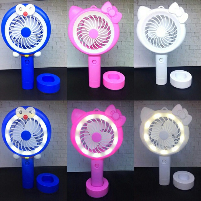 Kipas angin lampu Led Karakter - Kipas Angin LED Karakter - kipas angin usb - kipas angin mini - YS Shop
