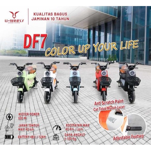 Sepeda Listrik UWINFLY DF7 Dragonfly Electric Bike