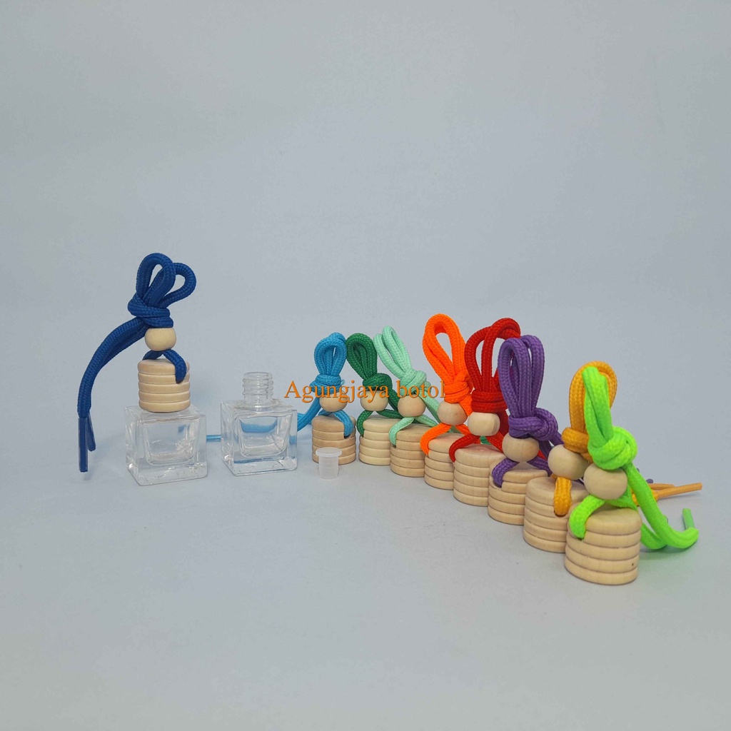 Botol Parfum Gantung 8 Ml Kotak Tali / Botol Parfum Gantung / Parfum Mobil / Botol Parfum Mobil / Bo