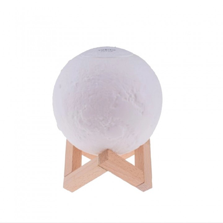 873 Moon Lamp Humidifier - 880ml Water Tank with Changing LED Night Light