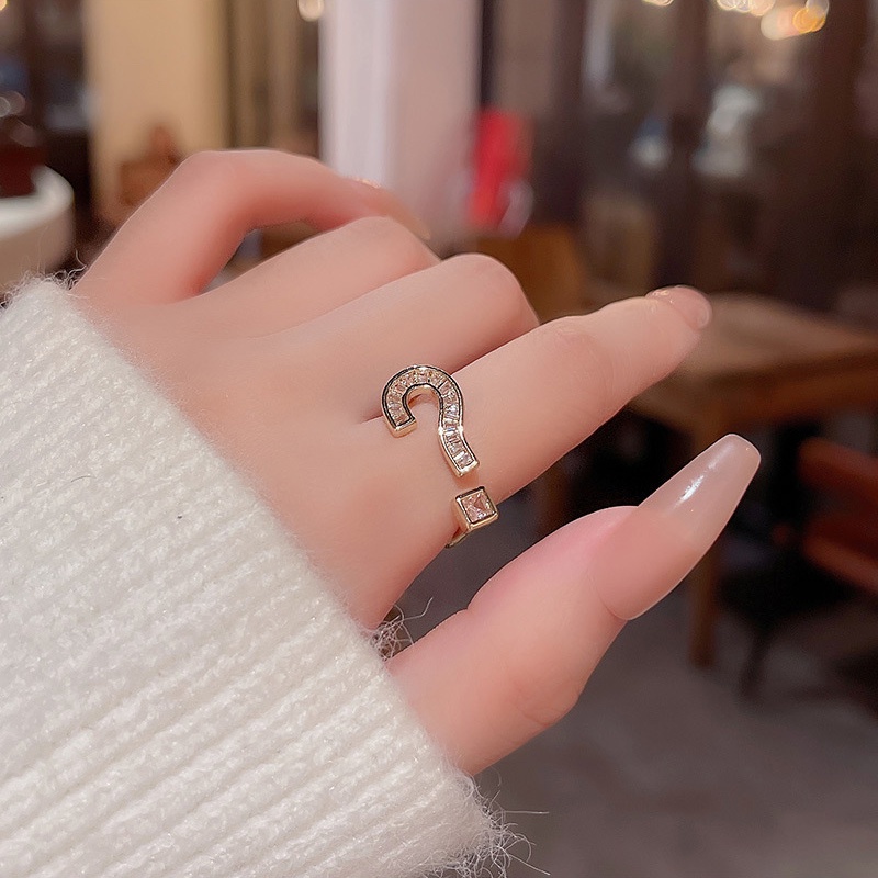 Cincin Jari Telunjuk Bahan Zirkon Untuk Wanita