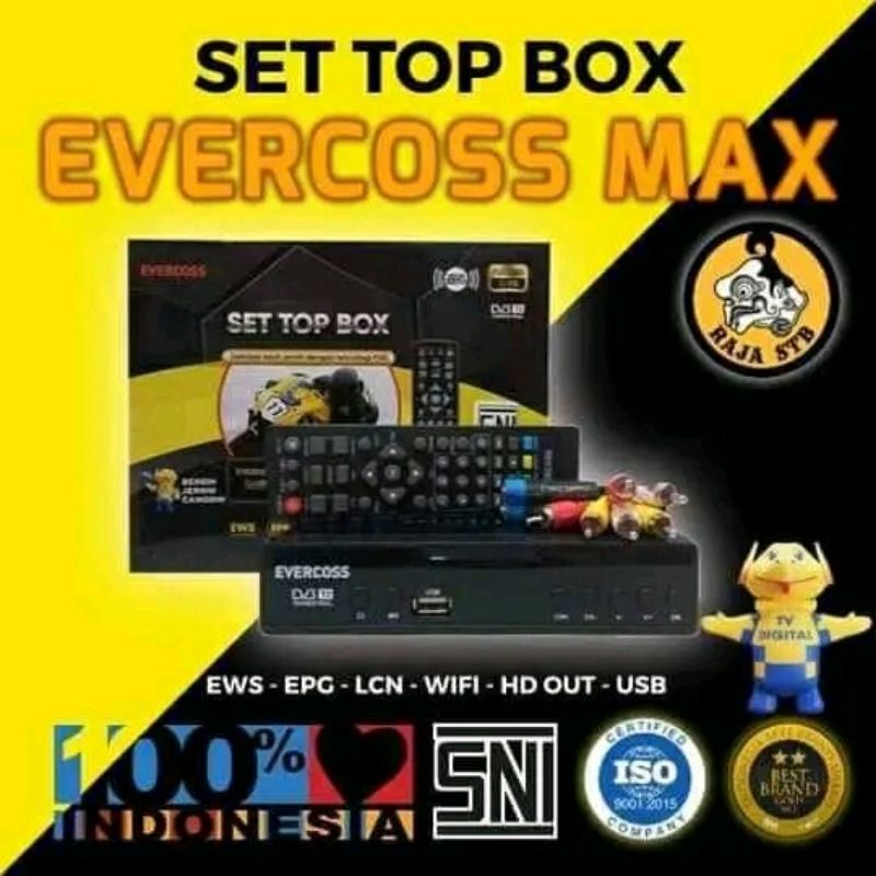 evercoss stb max rekomendasi kominfo garansi reasmi 1  Tahun