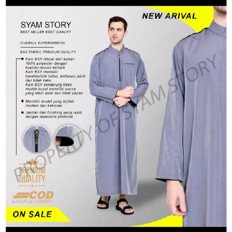 Gamis pria/Jubah Pria , Gamis Pria Muslim/Jubah Polos Dewasa Berkualitas Bahan Adem