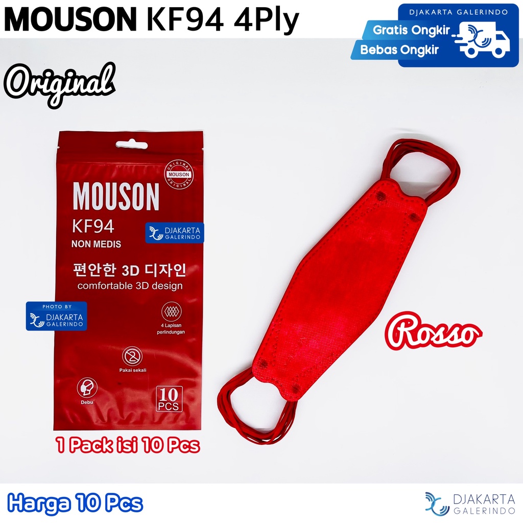 PROMO Masker KF94 Mouson Original isi 10Pcs