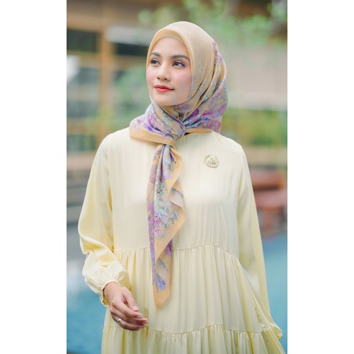 ARSSCARF - Lavanda - Yellow (Voal Square) / Hijab Segi Empat