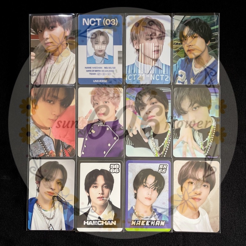 NCT 2021 HAECHAN PHOTOCARD PC MD TC BENE MECIMA TRADING CARD GLITCH MODE SANRIO GLIMO YOUNGSTAR STIC