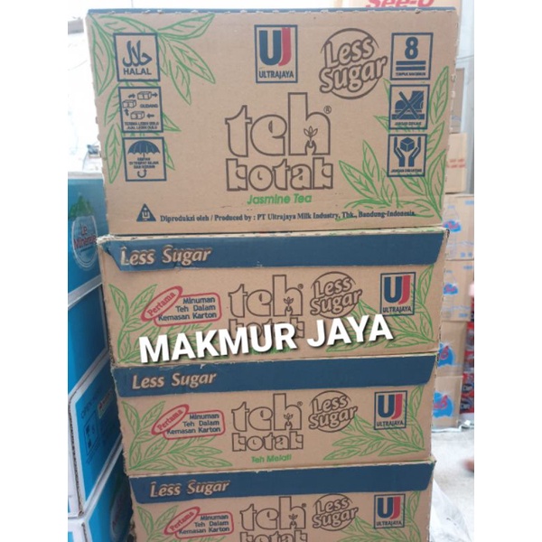 

TEH KOTAK JASMINE /MELATI LESS SUGAR 300ml ULTRA JAYA (1 Dus Isi 24 Kotak)