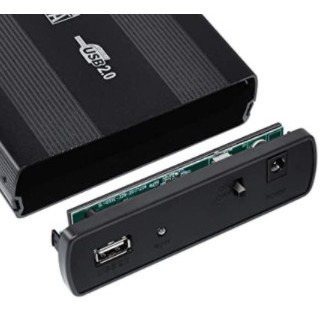 Harddisk hdd enclosure eyota 3.5&quot; sata usb 2.0 480Mbps aluminum adapter - Casing hard disk drive external 3.5 inch usb2.0 adaptor