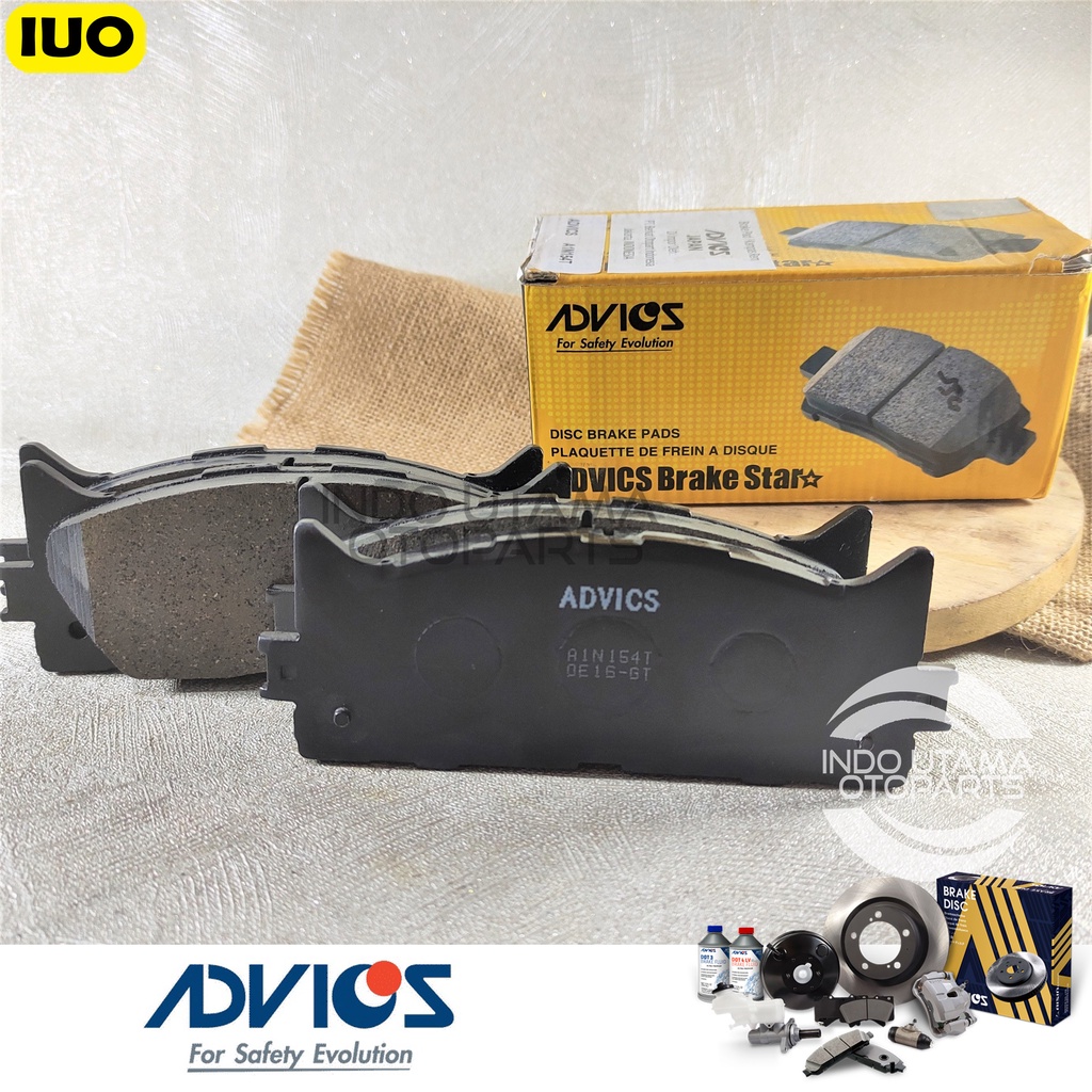 Brake Pad AISIN All New Camry Kampas Rem ADVICS A1N154T - ORIGINAL