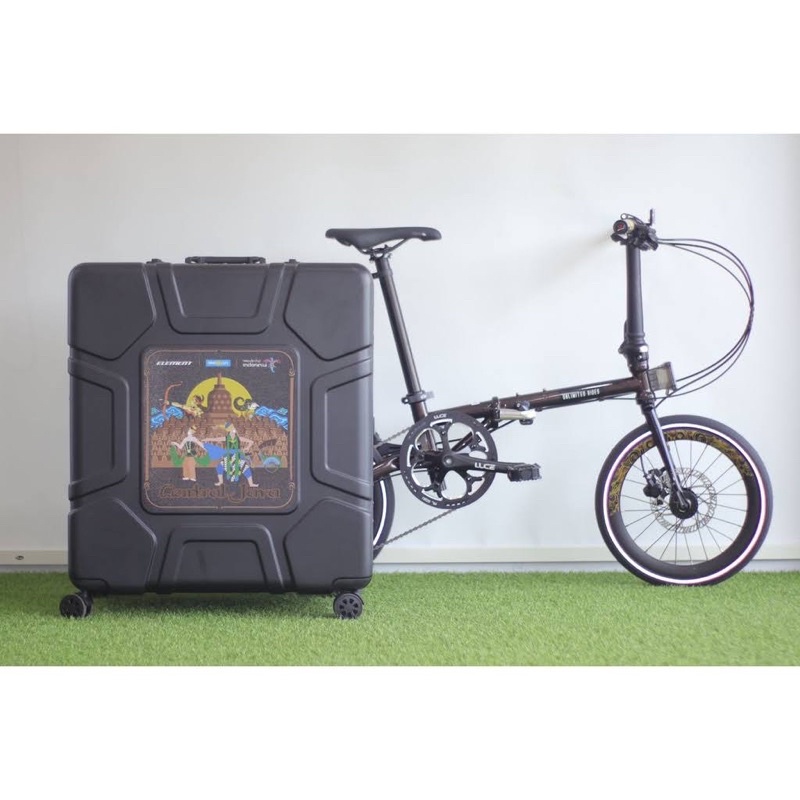 Sepeda Lipat Element Troy X10 Speed Koper