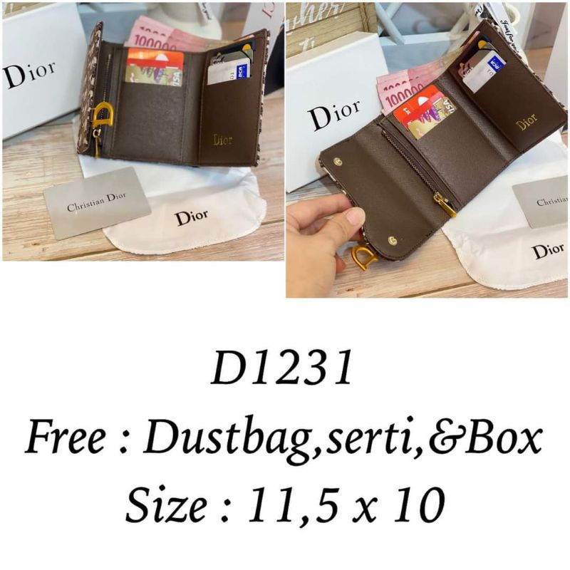 NEW ITEM dompet dr obligue lipat mini kanvas free box