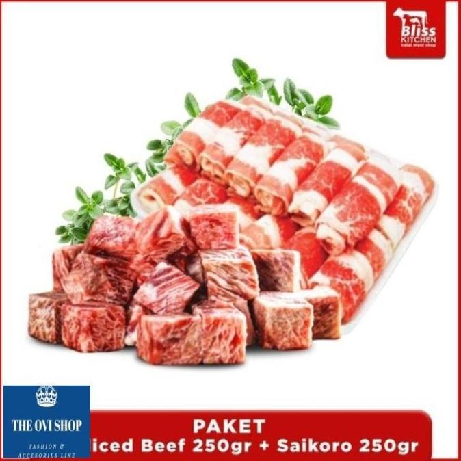 

Ovi40552 - Paket Us Sliced Beef 250Gr + Saikoro 250Gr Aice.Kila