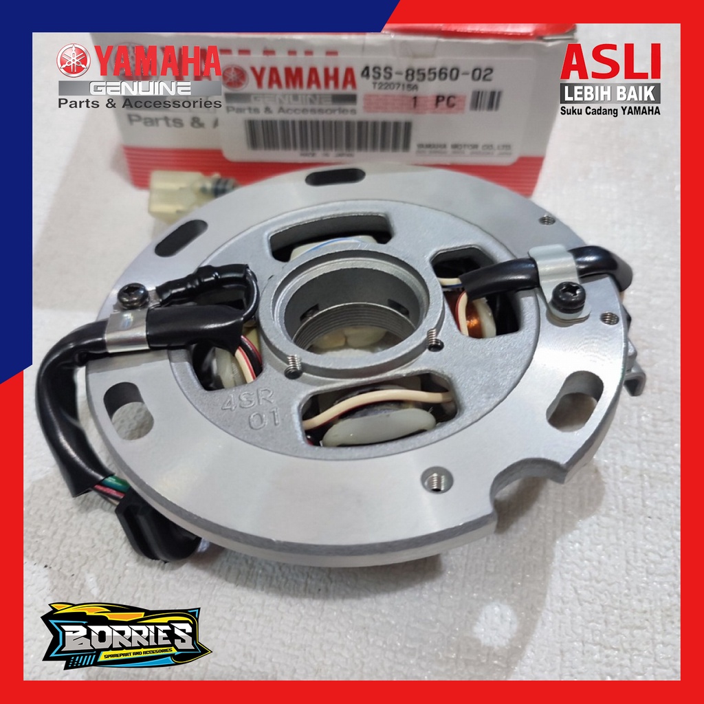 spull stator assy Yamaha Yz ori original Japan asli YGP 4SS-85560-02