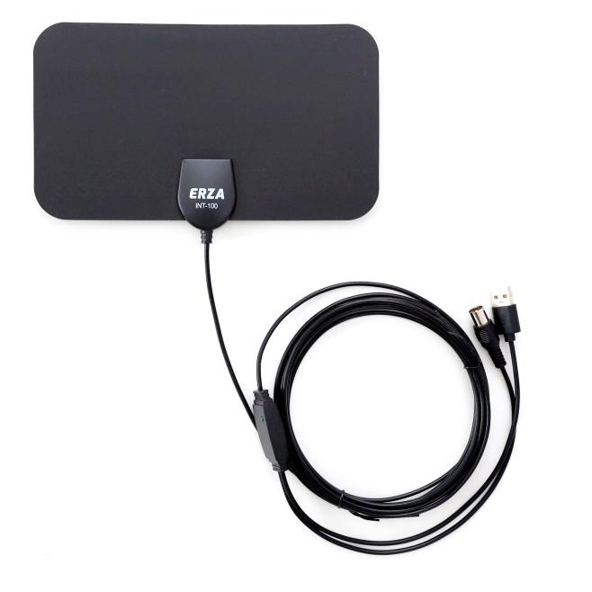 Antena TV Digital Analog Indoor DVB T2 + Booster