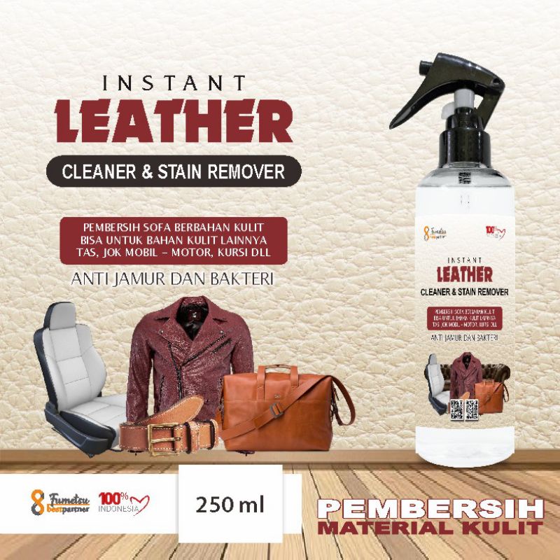 Pembersi Tas ,Jaket ,Sepatu , Dompet serta Sofa kulit / Leather Cleaner kemasan spray 250 Triger