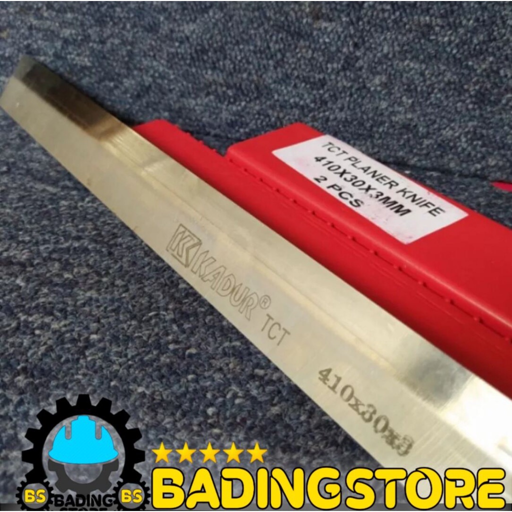 Mata Pisau Planer TCT 410 x 30 x 3mm Pisau Serut Kayu TCT PLANER KNIFE 410mmx30mmx3mm Original Kadur
