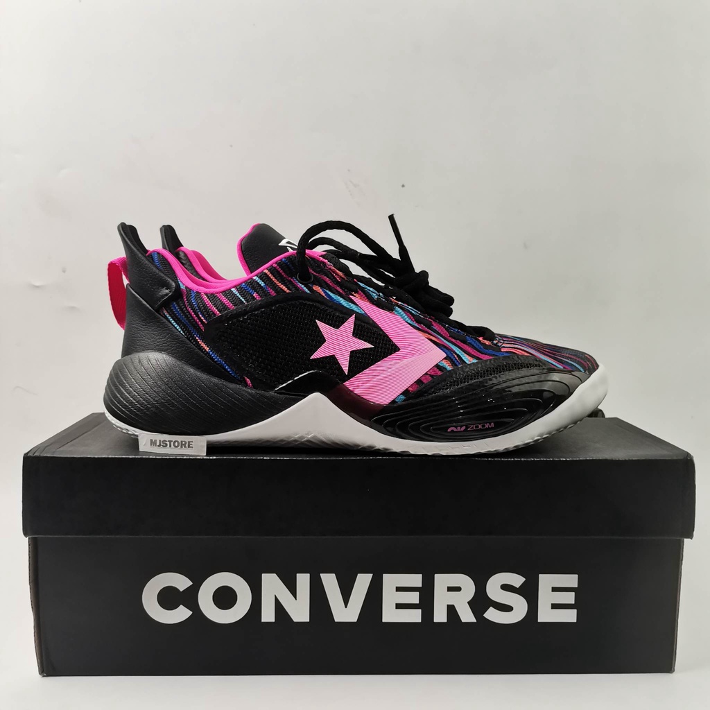 Sepatu CONVERSE ALL STAR BB SHIFT STRIPED UNISEX SNEAKERS - BLACK