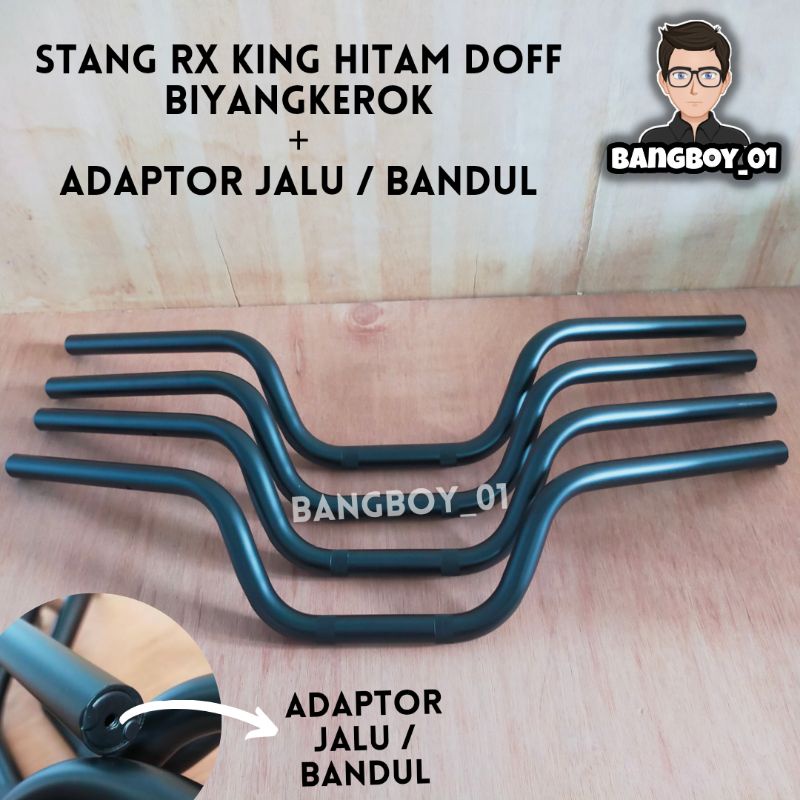 Stang Stir Rx King New Cobra Byangkerok Biangkerok Style Bandung Hitam Model MJB original ori