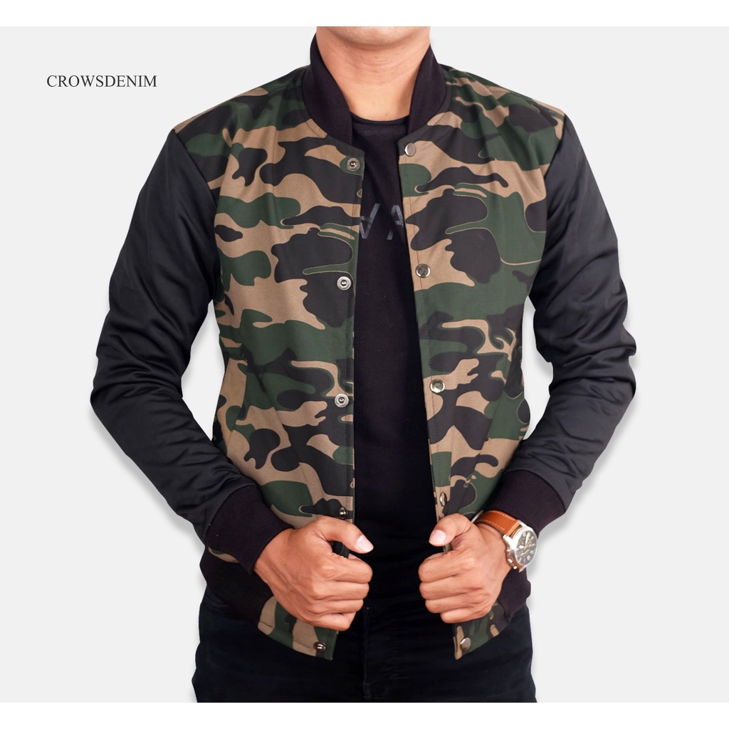 Jaket Baseball Army TNI SK—110